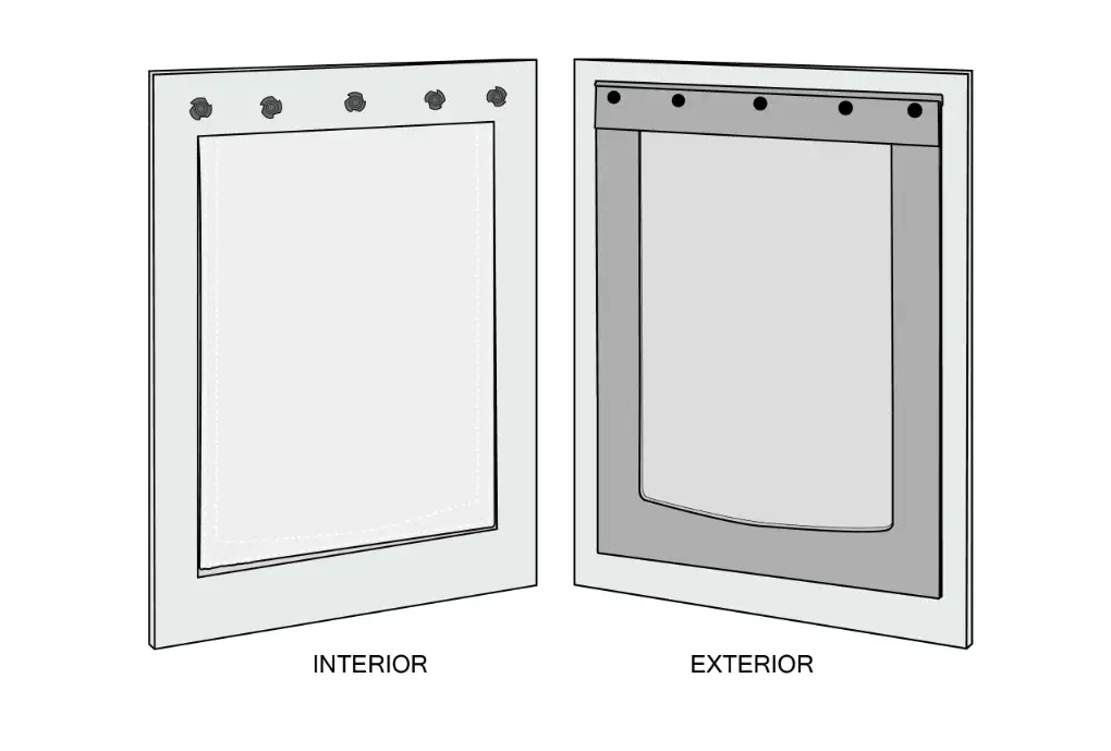 Sketch of Basic Pet Door