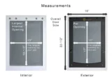 Measurements of large basic RANGER door