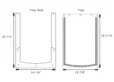 Large flap and flap seal measurements