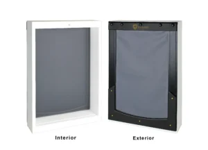 Large wall mounted RANGER door with grey flap