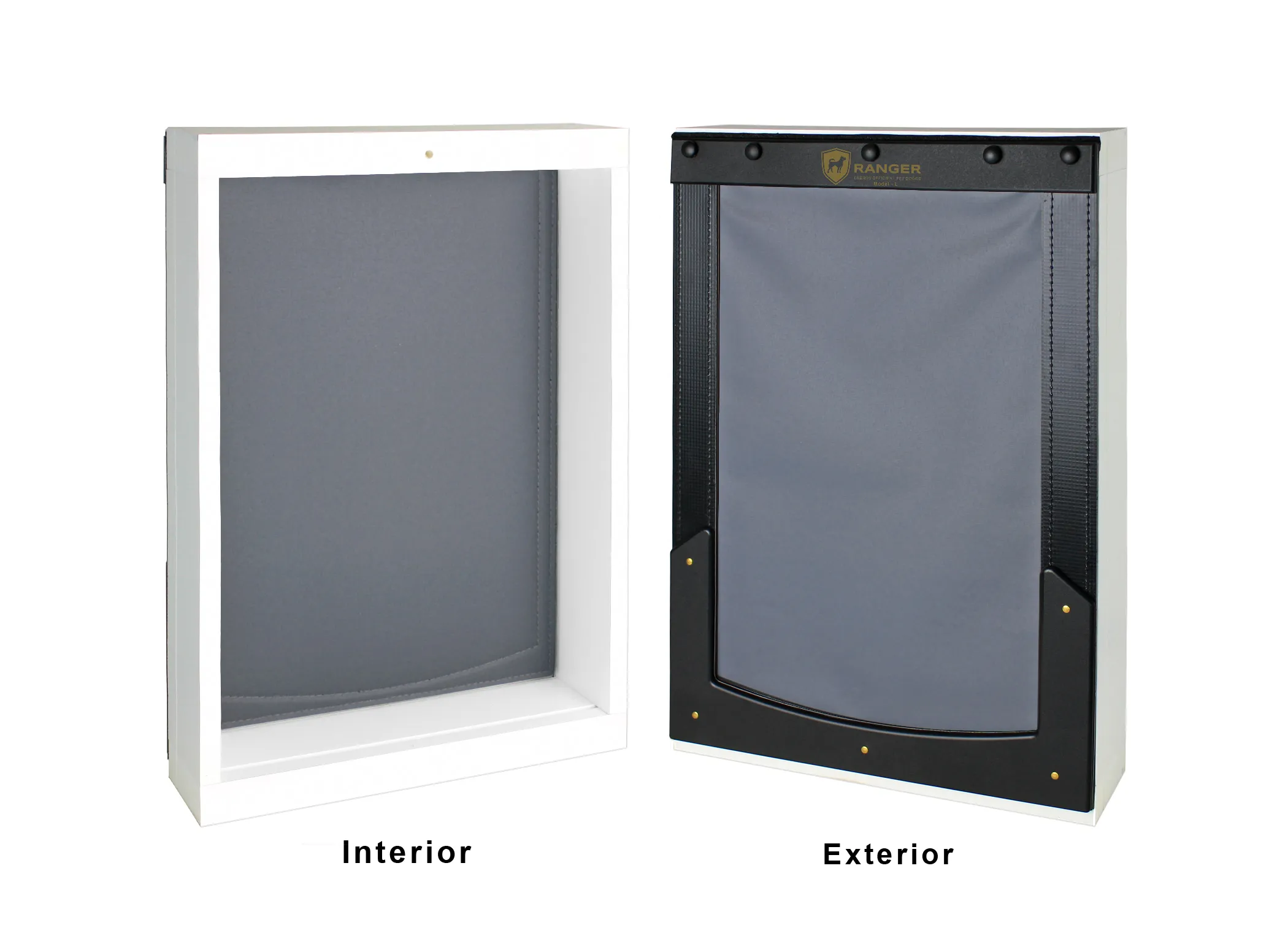 thumbnail image 2 of Eillion Wall Mount Pet Door - 3-Flap Insulated Dog Door For Medium Pets Up To 40 Lbs 2 of 5